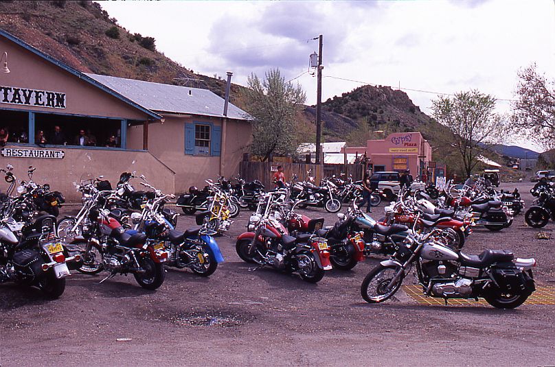 Harleys at the Tavern, Madrid