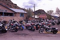 Harleys at the Tavern, Madrid
